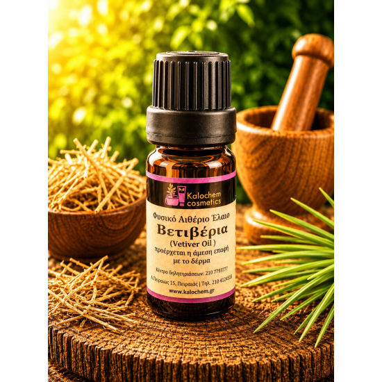 ΑΙΘΕΡΙΟ ΕΛΑΙΟ ΒΕΤΙΒΕΡΙΑ ΦΥΣΙΚΟ 3ml (vetiver oil)