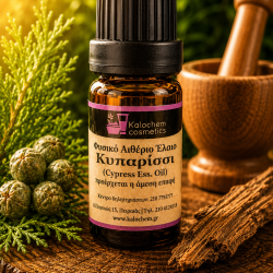 ΑΙΘΕΡΙΟ ΕΛΑΙΟ ΚΥΠΑΡΙΣΣΙ ΦΥΣΙΚΟ (Cypress essential oil)