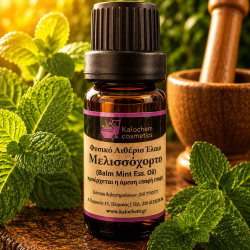 ΑΙΘΕΡΙΟ ΕΛΑΙΟ ΜΕΛΙΣΣΟΧΟΡΤΟ ΦΥΣΙΚΟ ( melissa officinalis leaf oil) 