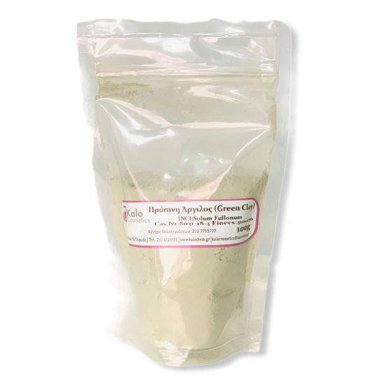 ΑΡΓΙΛΟΣ ΠΡΑΣΙΝΗ  (green clay treated) 100g & 1kg