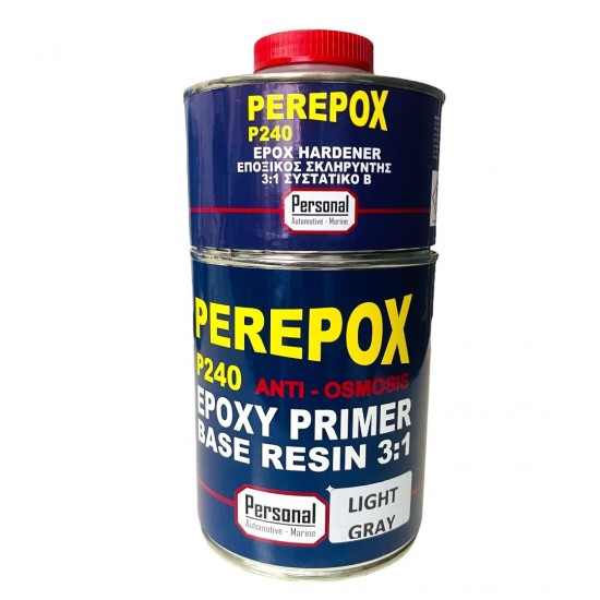 PRIMER EPOXY P240 ΓΚΡΙ (ανοιχτό) 600ml ΜΕ ΚΑΤΑΛΥΤΗ 200ml