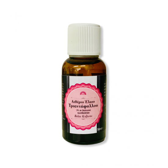 ΑΙΘΕΡΙΟ ΕΛΑΙΟ ΤΡΙΑΝΤΑΦΥΛΛΟ ,Rosa Damascena, 1% 30ml ΑΡΑΙΩΜΕΝΟ ΣΕ ΒΙΟΛΟΓΙΚΟ ΑΜΥΓΔΑΛΕΛΑΙΟ