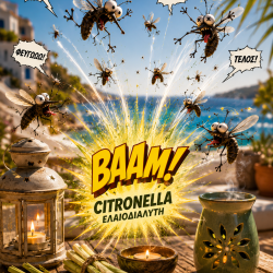 CITRONELLA ΕΛΑΙΟΔΙΑΛΥΤΗ (ΚΑΙ ΓΙΑ ΚΕΡΙΑ)