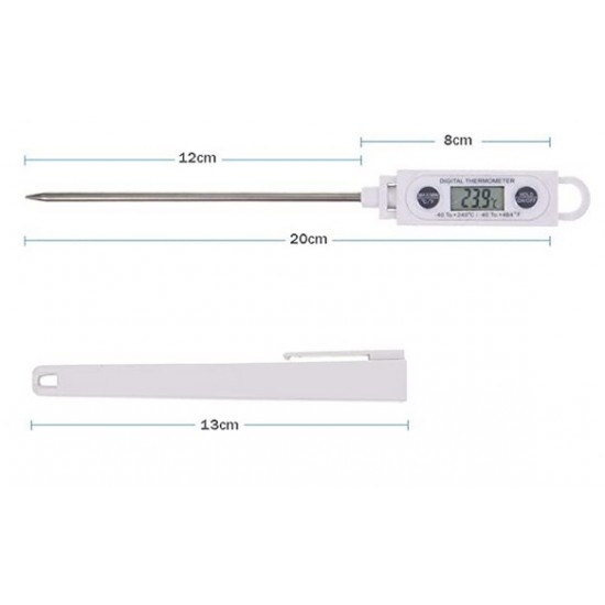θερμομετρο ηλεκτρονικό με ακίδα -40 +200°C (Brannan) αδιάβροχο