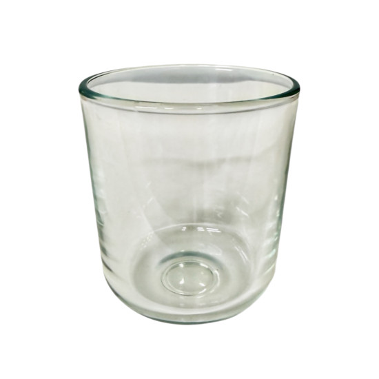 ΠΟΤΗΡΙ ΓΥΑΛΙΝΟ BELKA  270ml ΔΙΑΦΑΝΟ ΜΑΤ Φ80 x 88mm