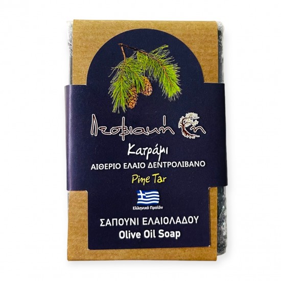 ΣΑΠΟΥΝΙ ΕΛΑΙΟΛΑΔΟΥ ΜΕ ΚΑΤΡΑΜΙ & ΑΙΘΕΡΙΟ ΕΛΑΙΟ ΔΕΝΤΡΟΛΙΒΑΝΟ 100g