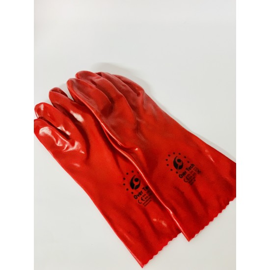 ΓΑΝΤΙΑ ΚΟΚΚΙΝΑ PVC / πετρελαίου  35cm 