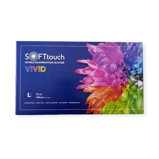 ΓΑΝΤΙΑ ΝΙΤΡΙΛΙΟΥ ΧΩΡΙΣ ΠΟΥΔΡΑ ΜΠΛΕ Large 100τεμ (SOFT TOUCH VIVID) ΓΑΝΤΙΑ ΝΙΤΡΙΛΙΟΥ ΧΩΡΙΣ ΠΟΥΔΡΑ ΜΠΛΕ Large 100τεμ (SOFT TOUCH VIVID)